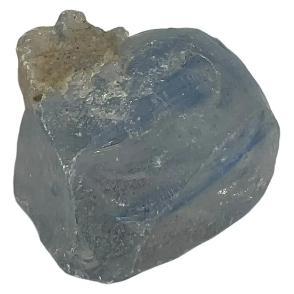 Opalescent Cobalt Swirl Art Glass Cullet Glowing Manganese Slag‎ Glass #5GL127